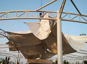 膜結(jié)構中膜布怎么安裝？