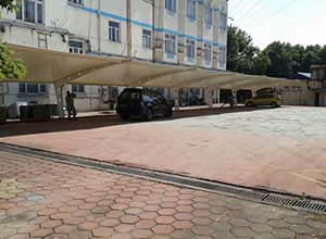 晉城膜結構車棚【廠家直銷】晉城<font color='red'>膜結構停車棚</font>,張拉膜車棚