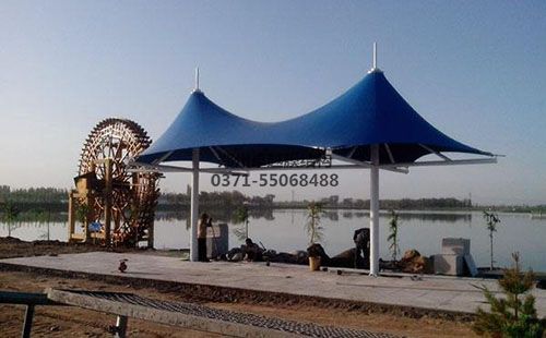 某膜結(jié)構景觀棚高點設計