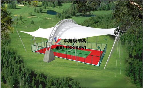 平頂山膜結(jié)構(gòu)籃球場【平頂山市體育運動學(xué)?；@球館等】工程設(shè)計施工案例