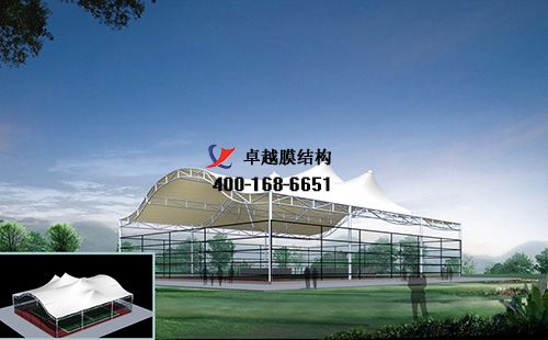  麗江膜結(jié)構(gòu)網(wǎng)球場(chǎng)門球場(chǎng)籃球場(chǎng)（麗江市體育場(chǎng)-籃球館）設(shè)計(jì)施工安裝案例