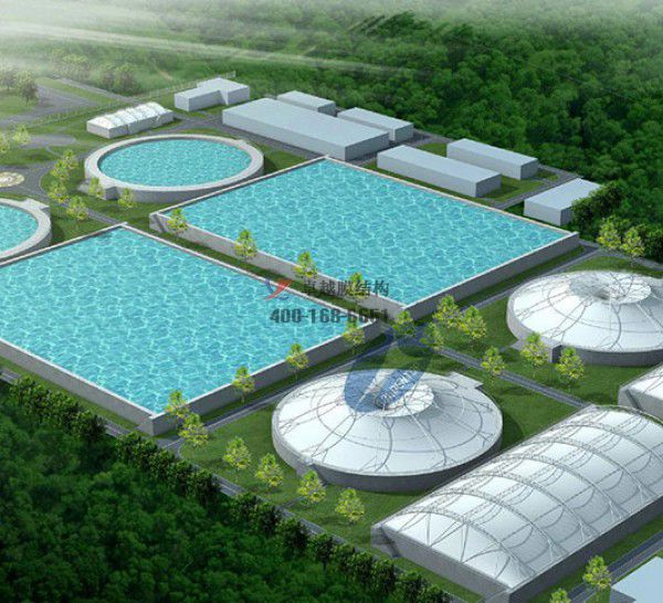 上海反吊膜<font color='red'>污水池膜結(jié)構(gòu)</font>罩棚設(shè)計(jì)安裝施工 　　