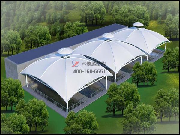 荊州門球場膜結構頂蓋【生產(chǎn)基地】/網(wǎng)球/羽毛球館體育館設計公司施工案例