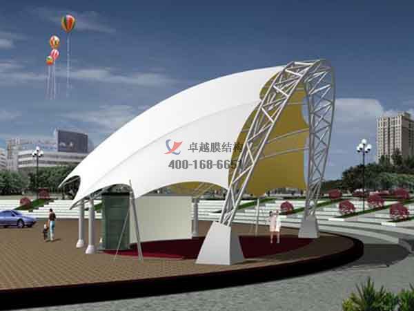 阜陽景觀<font color='red'>張拉膜結構</font>遮陽棚【生產(chǎn)廠家】