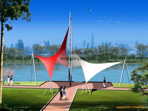 淮北景觀<font color='red'>張拉膜結構</font>遮陽棚【生產(chǎn)廠家】