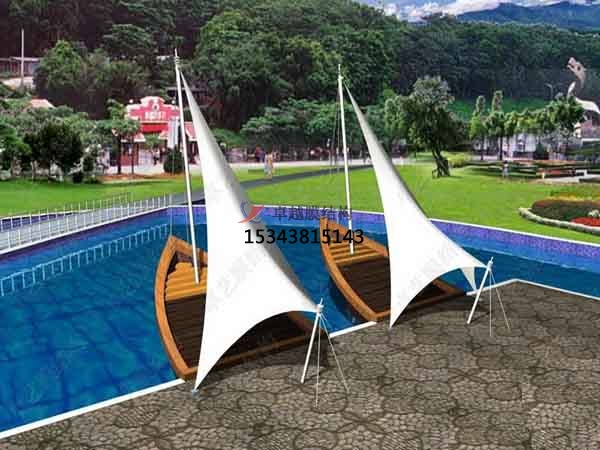 貴港<font color='red'>張拉膜結(jié)構(gòu)</font>景觀小品【案例圖片】