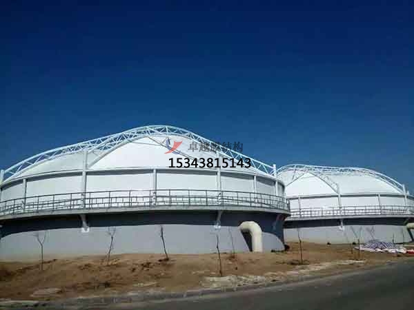 惠州污水池處理池膜結(jié)構(gòu)封閉【案例圖片】反吊膜加蓋設計公司