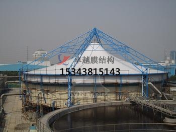 運(yùn)城市<font color='red'>污水池加蓋</font>膜結(jié)構(gòu)遮陽棚【生產(chǎn)銷售】