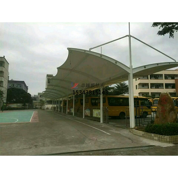 長治長途汽車站膜結(jié)構車棚案例