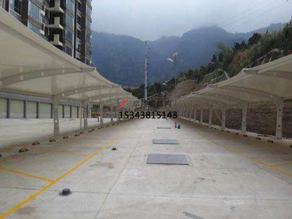 衡東膜結(jié)構(gòu)停車棚設計施工安裝