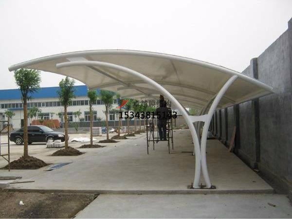 竹根灘<font color='red'>膜結(jié)構(gòu)停車棚</font>【雨棚遮陽棚生產(chǎn)安裝】
