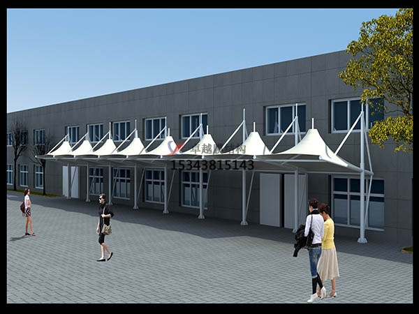 武穴<font color='red'>膜結構停車棚</font>【雨棚遮陽棚生產(chǎn)安裝】
