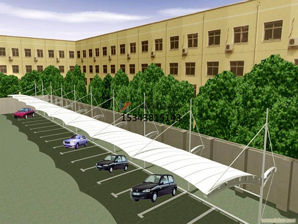 臨夏<font color='red'>膜結(jié)構(gòu)停車棚</font>【雨棚遮陽(yáng)棚生產(chǎn)安裝】
