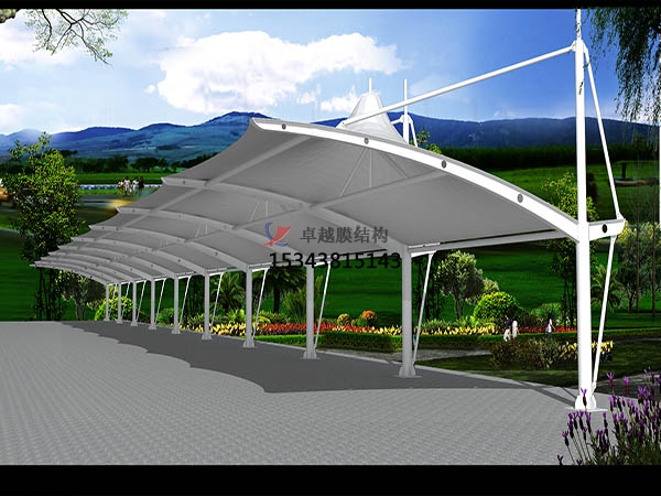 含山<font color='red'>膜結(jié)構(gòu)停車棚</font>【設(shè)計(jì)生產(chǎn)安裝】