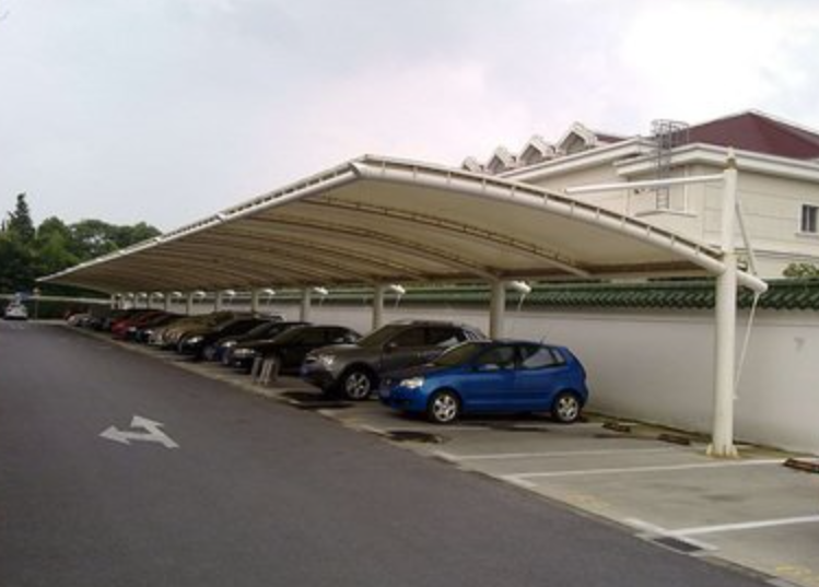 膜結(jié)構(gòu)車棚是否是精品？看清楚了，再掏錢購買哦。