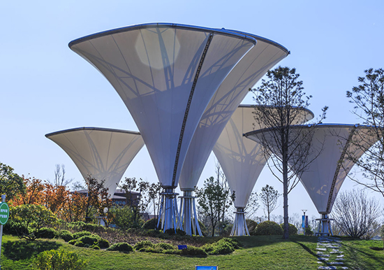 膜結(jié)構(gòu)地下車庫入口